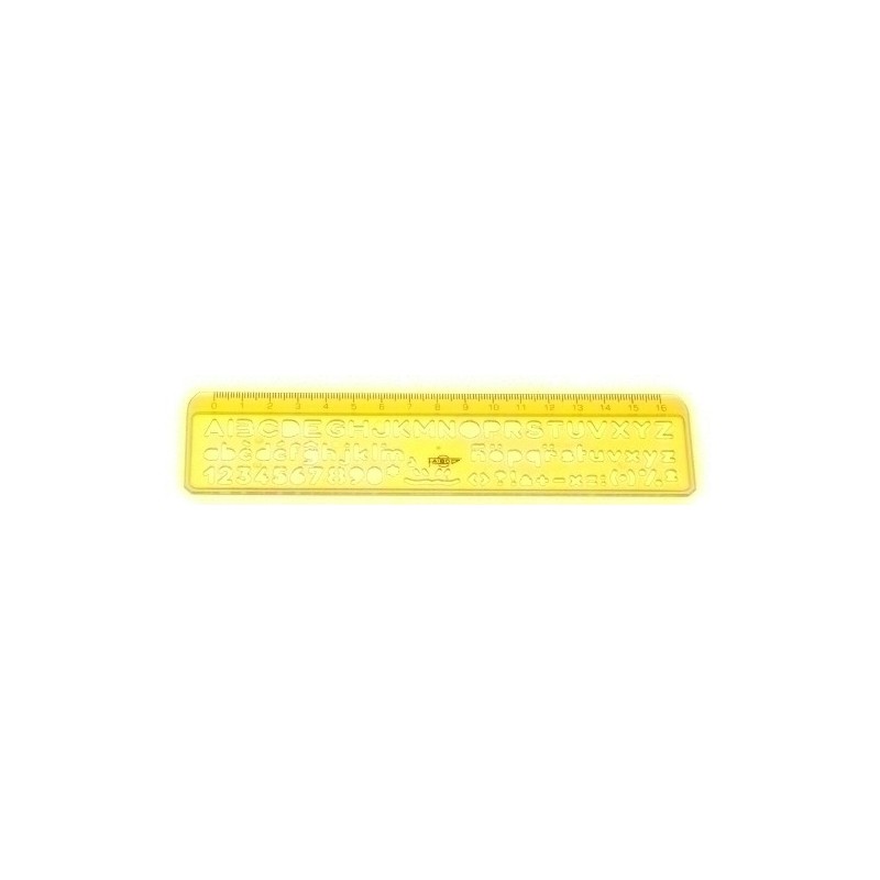 260-6-PLANTILLA ROTULACION 6mm precio por 20 unidades