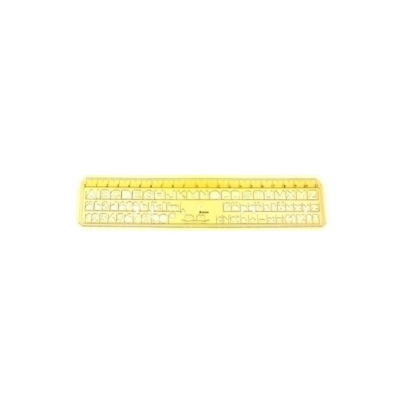 260-8-PLANTILLA ROTULACION 8mm precio por 20 unidades