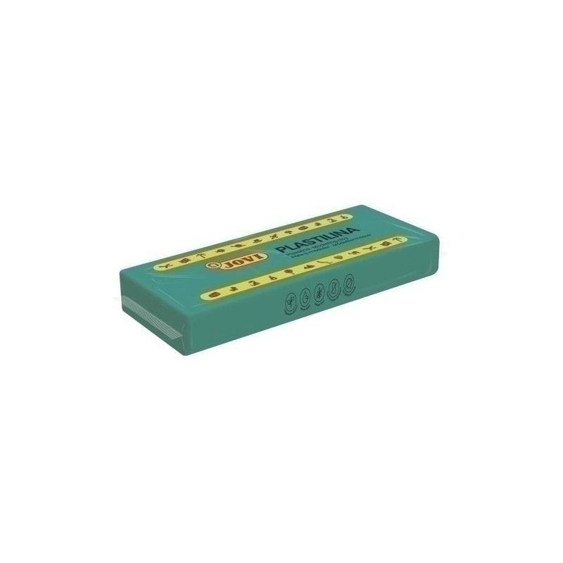 7111-PLASTILINA JOVI 71 PAST. VERDE OSC. C/15 precio por 1 unidades