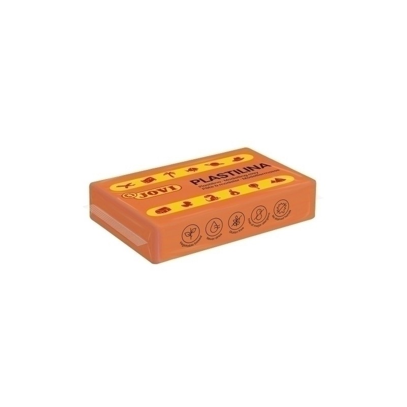 7004-PLASTILINA JOVI 70 PAST. NARANJA C/30 precio por 1 unidades