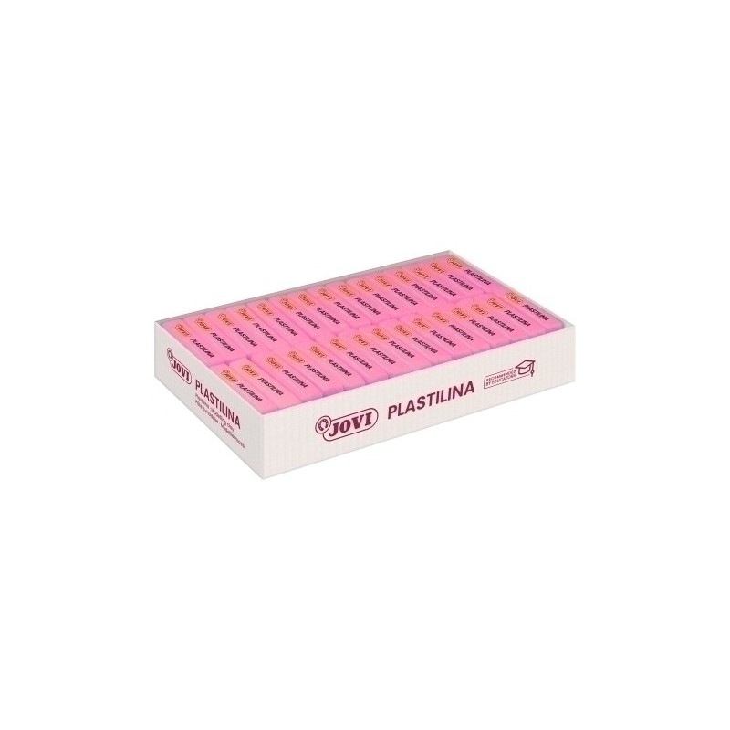 7007-PLASTILINA JOVI 70 PAST. ROSA C/30 precio por 1 unidades