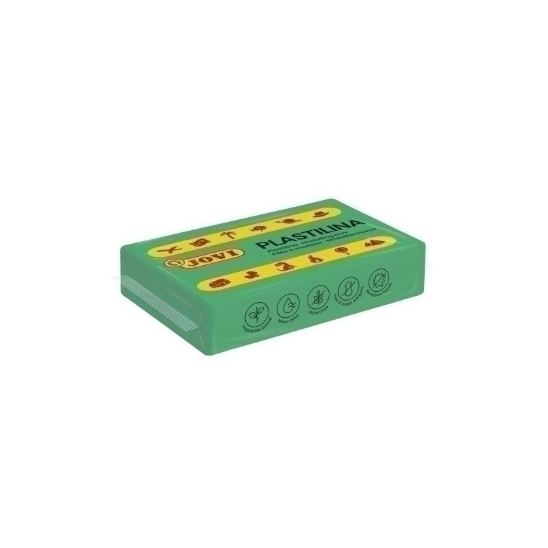 7010-PLASTILINA JOVI 70 PAST. VERDE CL. C/30 precio por 1 unidades
