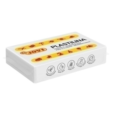 7001-PLASTILINA JOVI 70 PAST. BLANCO C/30 precio por 1 unidades