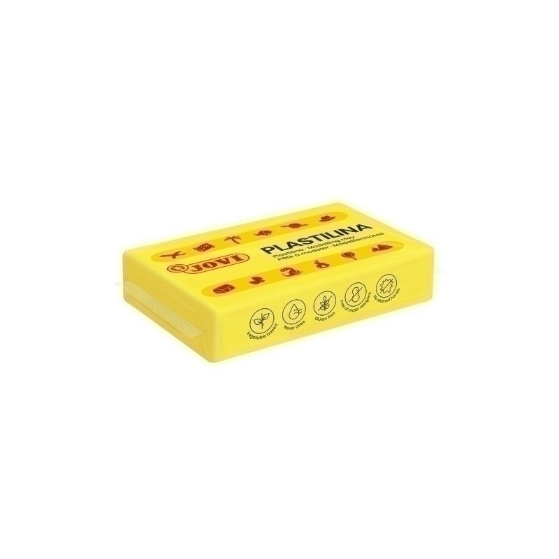 7002-PLASTILINA JOVI 70 PAST. AMARILLO C/30 precio por 1 unidades