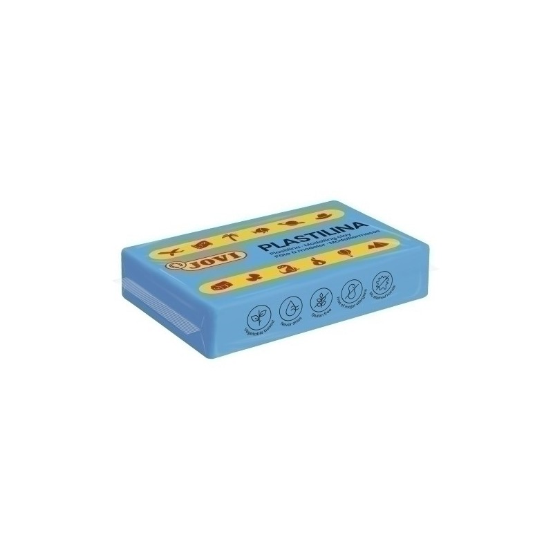 7012-PLASTILINA JOVI 70 PAST. AZUL CLARO C/30 precio por 1 unidades
