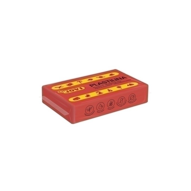7005-PLASTILINA JOVI 70 PAST. ROJA C/30 precio por 1 unidades