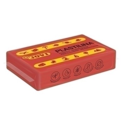 7005-PLASTILINA JOVI 70 PAST. ROJA C/30 precio por 1 unidades