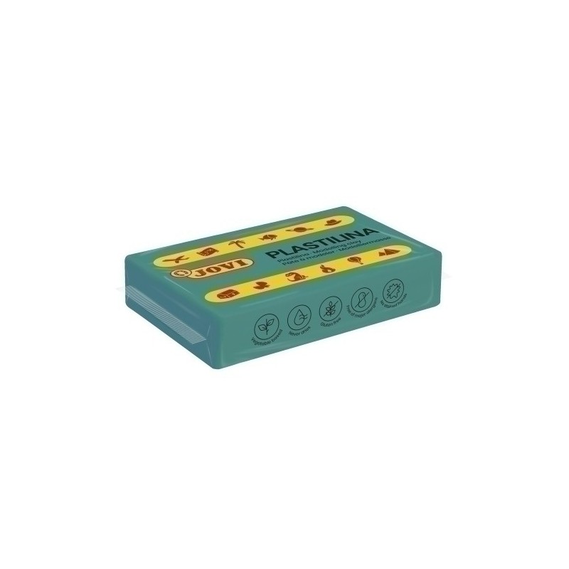 7011-PLASTILINA JOVI 70 PAST. VERDE OSC. C/30 precio por 1 unidades