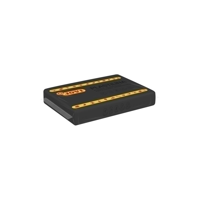 7215-PLASTILINA JOVI 72 PAST. NEGRO C/15 precio por 1 unidades