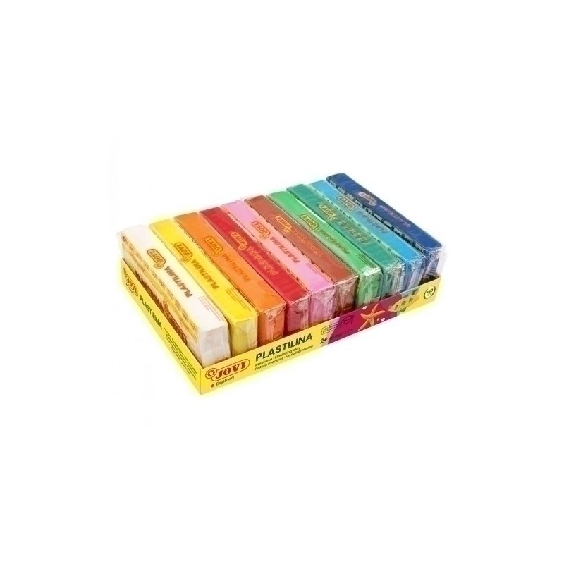 71/10S-PLASTILINA JOVI 71 PAST. SURTIDO EXP 10 precio por 6 unidades