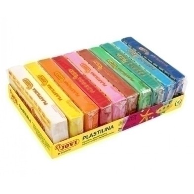 71/10S-PLASTILINA JOVI 71 PAST. SURTIDO EXP 10 precio por 6 unidades