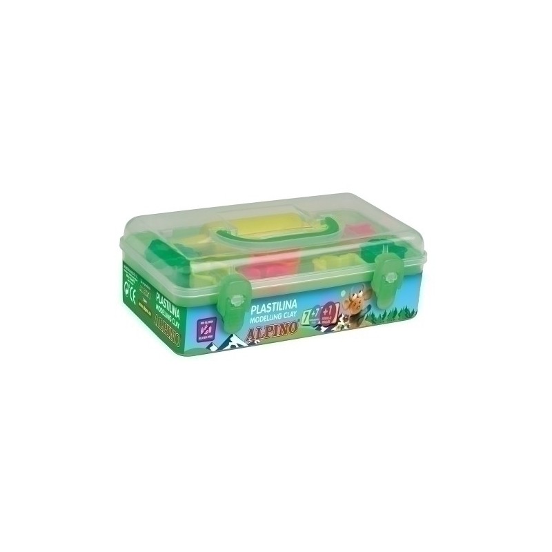 DP000055-PLASTILINA ALPINO KIT 7 COL+7 HERR+RODI precio por 1 unidades