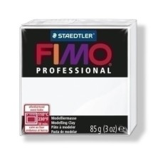 8004-0-PASTA MODELAR FIMO PROF. BLANCO 85GR precio por 4 unidades