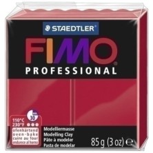 8004-29-PASTA MODELAR FIMO PROF. CARMIN 85GR precio por 4 unidades