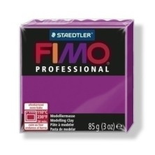 8004-61-PASTA MODELAR FIMO PROF. VIOLETA 85GR precio por 4 unidades