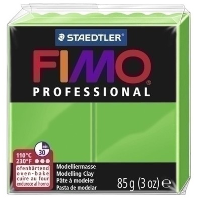 8004-5-PASTA MODELAR FIMO PROF. VERDE 85GR precio por 4 unidades