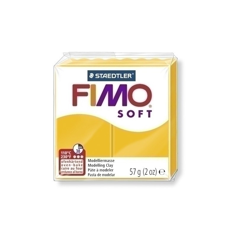 8020-16-PASTA MODELAR FIMO SOFT AMARILLO 57GR precio por 6 unidades