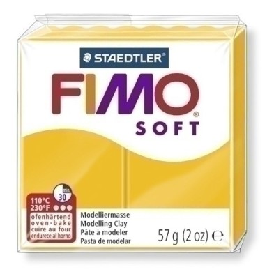 8020-16-PASTA MODELAR FIMO SOFT AMARILLO 57GR precio por 6 unidades