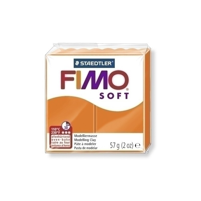 8020-42-PASTA MODELAR FIMO SOFT NARANJA 57GR precio por 6 unidades