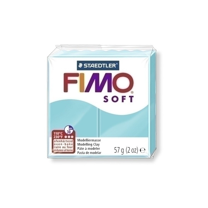 8020-39-PASTA MODELAR FIMO SOFT VERDE MENTA 57GR precio por 6 unidades
