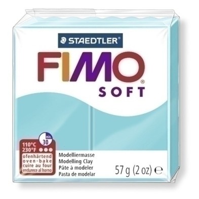 8020-39-PASTA MODELAR FIMO SOFT VERDE MENTA 57GR precio por 6 unidades