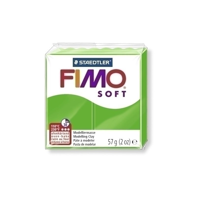 8020-53-PASTA MODELAR FIMO SOFT VERDE TROP. 57GR precio por 6 unidades
