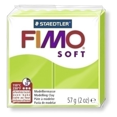 8020-50-PASTA MODELAR FIMO SOFT VERDE MANZANA 57 precio por 6 unidades