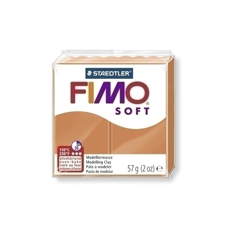 8020-76-PASTA MODELAR FIMO SOFT COGNAC 57GR precio por 6 unidades