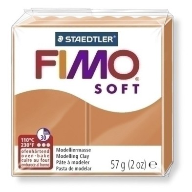 8020-76-PASTA MODELAR FIMO SOFT COGNAC 57GR precio por 6 unidades