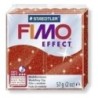 8020-202-PASTA MODELAR FIMO EFFECT ROJO PURPURINA precio por 6 unidades