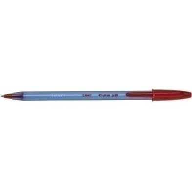 9185201-BOLIG.BIC CRISTAL  SOFT ROJO precio por 50 unidades