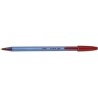 9185201-BOLIG.BIC CRISTAL  SOFT ROJO precio por 50 unidades
