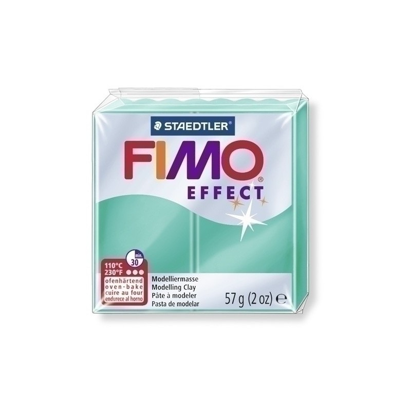 8020-504-PASTA MODELAR FIMO EFFECT TRANSLUCIDO VE precio por 6 unidades