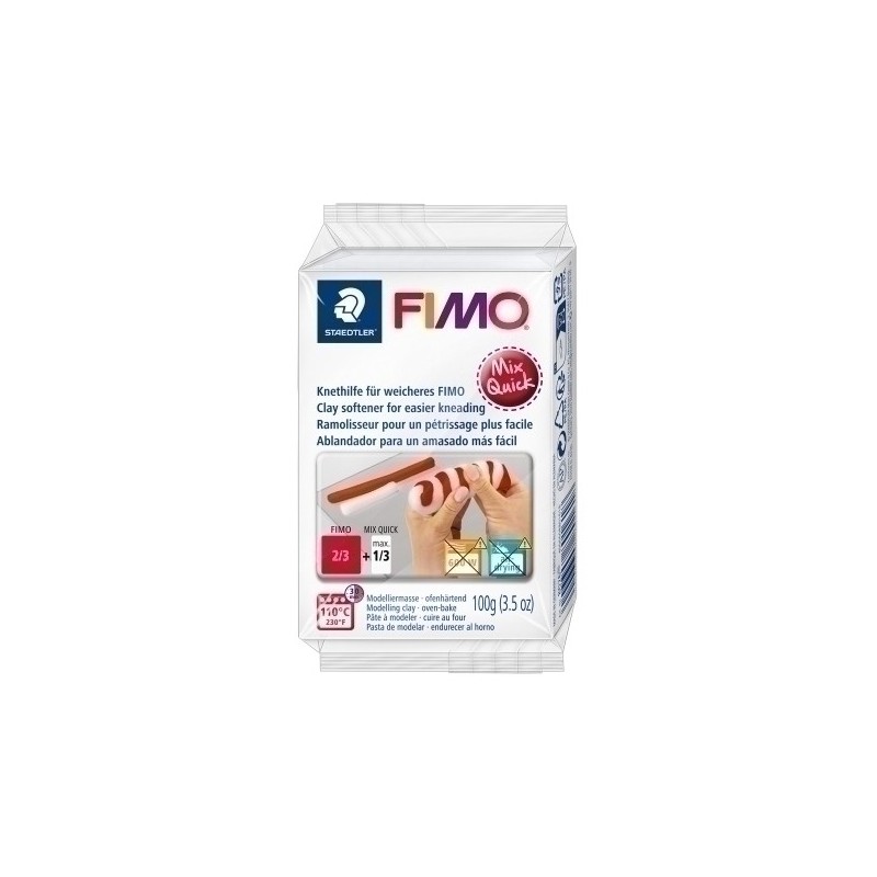 8026-PASTA MODELAR FIMO MIX QUICK - 100 G. precio por 2 unidades