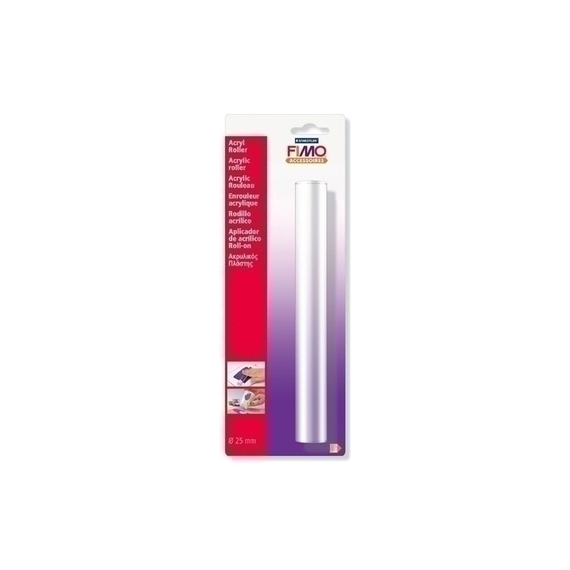 8700 05-PASTA MODELAR FIMO ACRYLIC ROLLER precio por 5 unidades