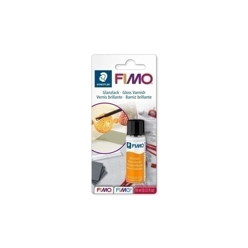 8703 01 BK-BARNIZ FIMO BRILLANTE BASE AGUA 10 ML. precio por 10 unidades