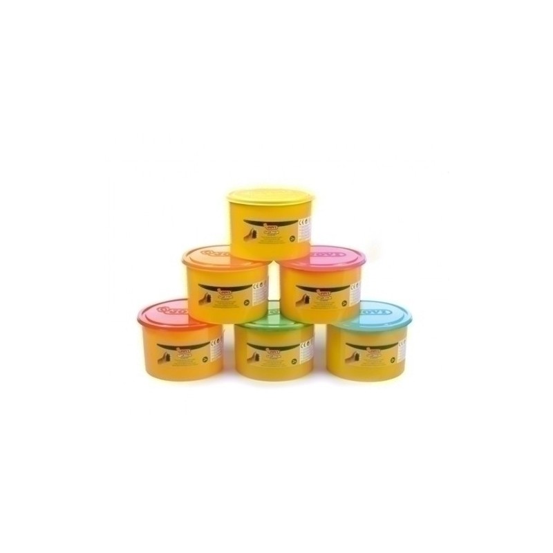 460/6F-PLASTILINA JOVI BLANDIVER SURT. NEON C/6 precio por 1 unidades