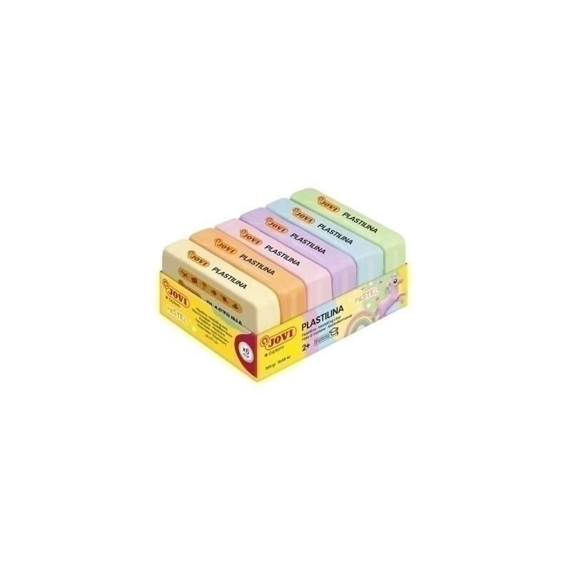 70/6P-PLASTILINA JOVI 70 PASTEL PAST. C/6 precio por 1 unidades