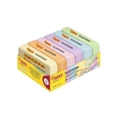 70/6P-PLASTILINA JOVI 70 PASTEL PAST. C/6 precio por 1 unidades