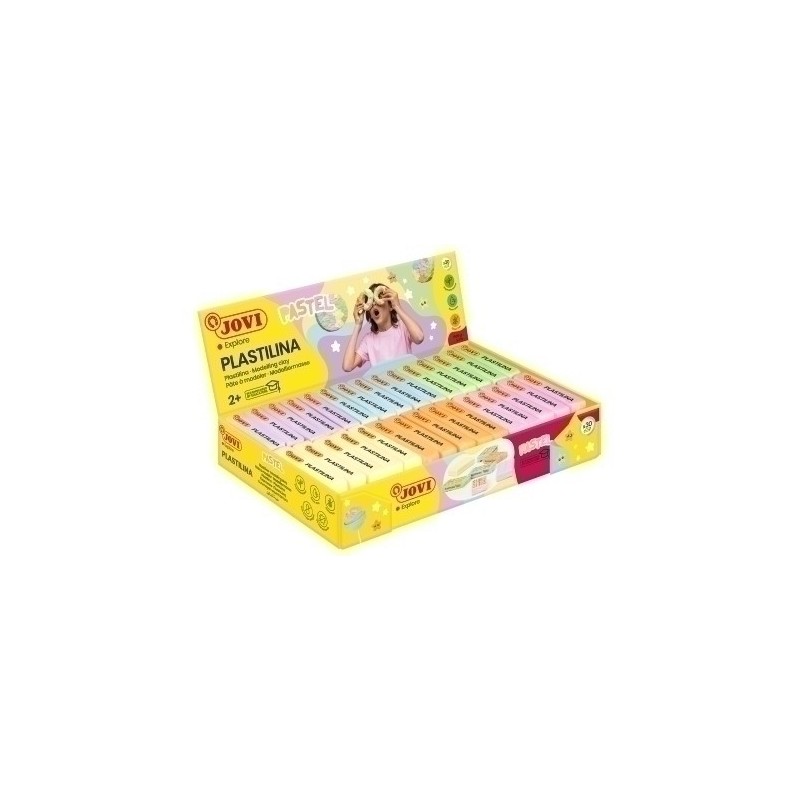 70P-PLASTILINA JOVI 70 PAST. COL.PASTEL C/30 precio por 1 unidades