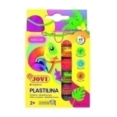 90/6F-PLASTILINA JOVI 90 BARRA NEON EST.6 precio por 1 unidades