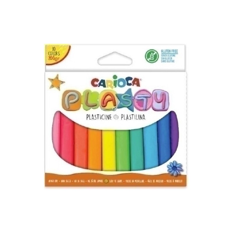 42173-PLASTILINA CARIOCA BARRA C/10 precio por 1 unidades