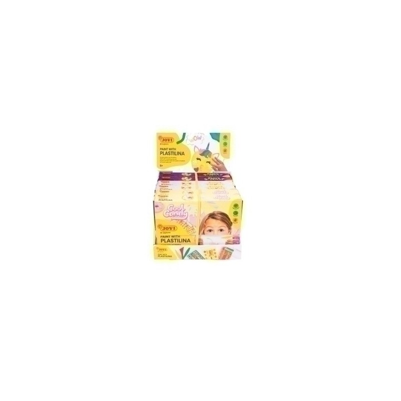 26301-PLASTILINA JOVI PINTAR PLASTILINA EXP.6 precio por 1 unidades