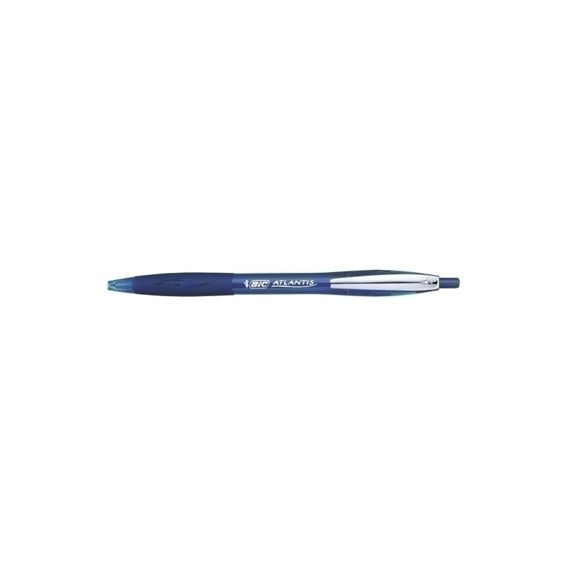 9021322-BOLIG.BIC ATLANTIS METAL CLIP 1.0 AZUL precio por 12 unidades