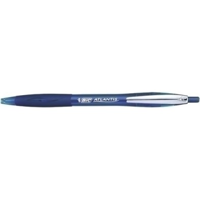 9021322-BOLIG.BIC ATLANTIS METAL CLIP 1.0 AZUL precio por 12 unidades
