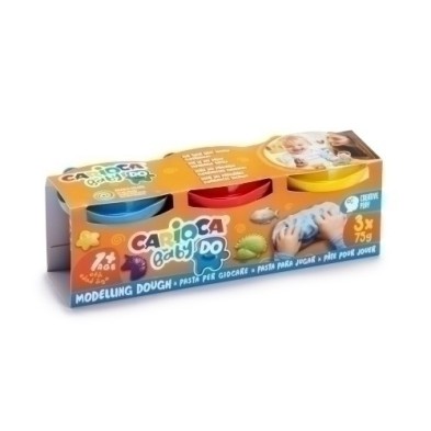 43179-PLASTILINA CARIOCA BABY DOUGH C/3 precio por 1 unidades