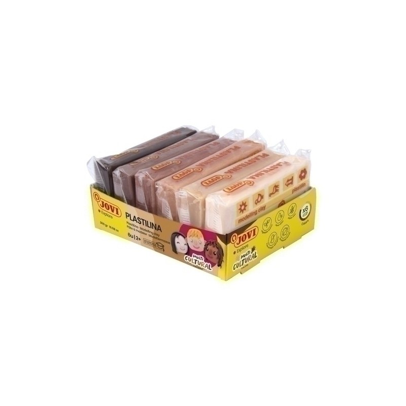 70/6M-PLASTILINA JOVI 70 CULTURAL PAST. C/6 precio por 1 unidades