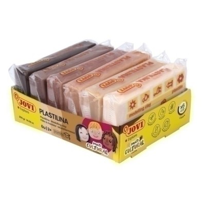 70/6M-PLASTILINA JOVI 70 CULTURAL PAST. C/6 precio por 1 unidades