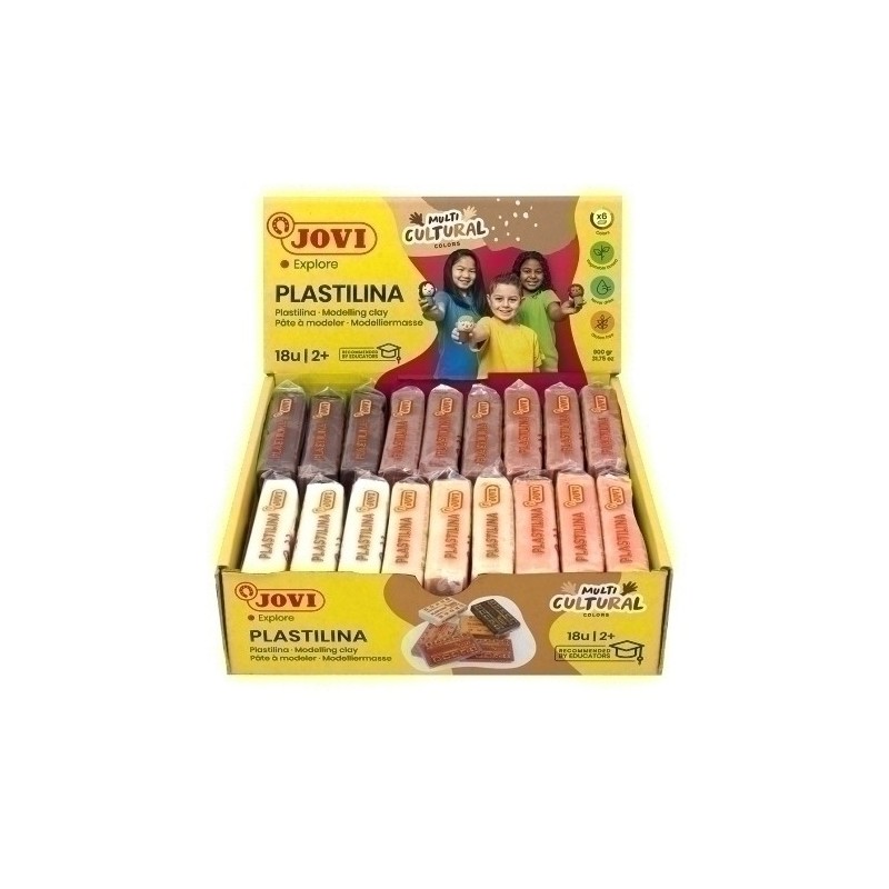 70/18M-PLASTILINA JOVI 70 PAST. CULTURAL C/18 precio por 1 unidades