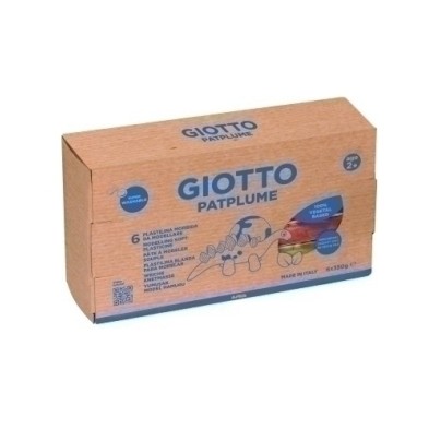 F515400-PLASTILINA PATPLUME 350GR C/6 SKIN TONES precio por 1 unidades